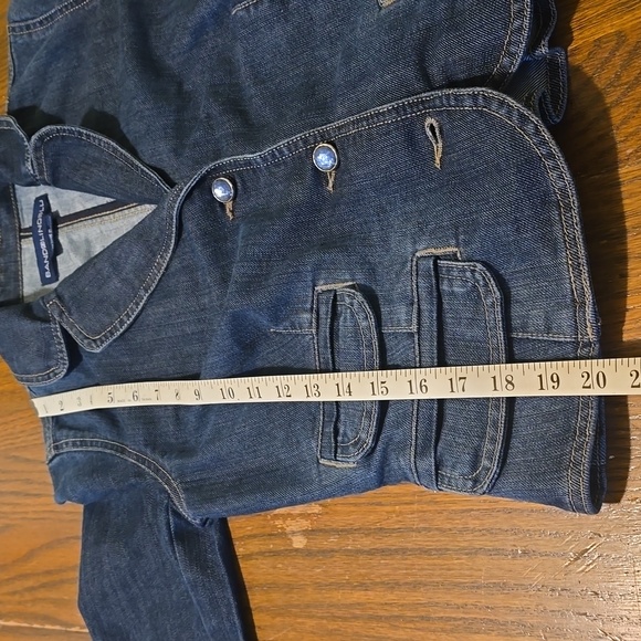 Bandolinoblu  Women's Jean Jacket Size  Small - Picture 7 of 9